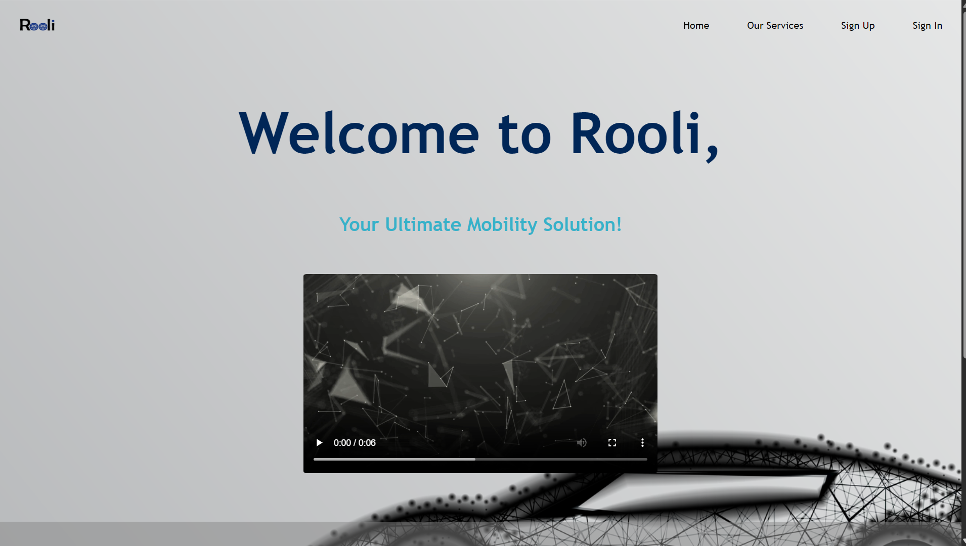 Rouli - Vehicle Rental Platform